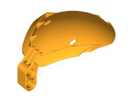 Bionicle Bohrok Windscreen 4 x 5 x 7: {огнено жълто-оранжев}