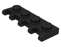 Hinge Vehicle Roof Holder 1 x 4 : {черен}