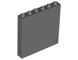 Brick 1 x 6 x 5: {тъмно каменно сив}