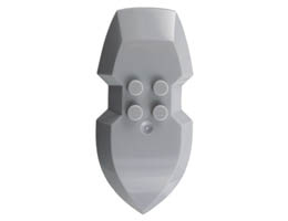 Nestle Promo Figure Vladek Shield: {умерено каменно сив}