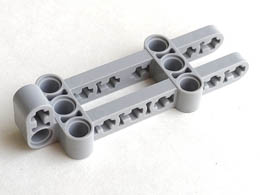 Bionicle Visorak Torso, Liftarm 8 x 3 x 2: {умерено каменно сив}