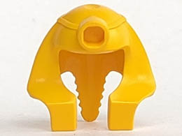 Minifigure, Headgear Headdress Mummy : {ярко жълт}