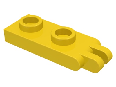 Hinge Plate 1 x 2 with 2 Fingers : {ярко жълт}