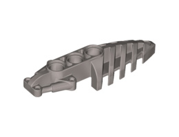 Bionicle Foot Visorak with 3 Pin Holes: {сребрист}