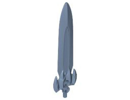 Large Figure Sword, Santis / King Mathias - Series 2: {метално пясъчно-син}