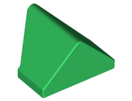 Тухличка таван 1X2/45°: {тъмно зелен}