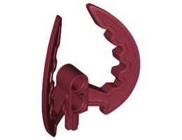 Bionicle Toa Nuva Climbing Claw / Kodan Ball Half: {нов тъмно червен}