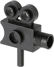Minifigure, Utensil Camera Movie Style : {черен}