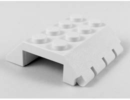 Slope 45 4 x 4 Double with Hinge : {бял}