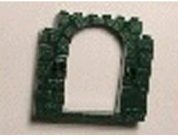 Door Frame 1 x 8 x 6 with Stone Pattern and Clips: {земно зелен}