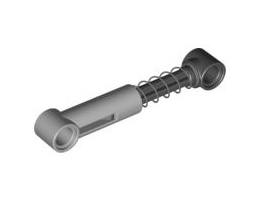 Technic, Shock Absorber 6.5L (Undetermined Spring Type): {умерено каменно сив}