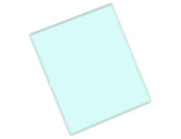 Glass for Window 4 x 4 x 3 Roof: {прозрачно светло син}