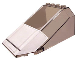 Windscreen 8 x 6 x 3 Wedge with Imperial Shuttle Pattern: {прозрачно кафяв}