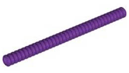Hose, Ribbed 7mm D. 12L : {ярко виолетов}
