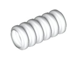 Hose, Ribbed 7mm D. 2L: {бял}