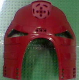 Bionicle Mask Large Hau (Toa Lhikan Style): {нов тъмно червен}
