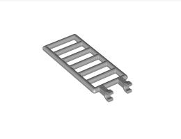 Решетка 1X4x6 с щракалки: {умерено каменно сив}
