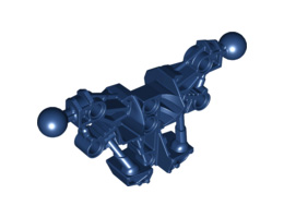 Bionicle Piraka Torso with 2 Ball Joints: {земно син}