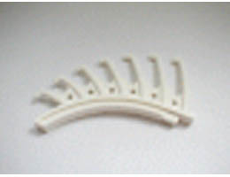 Bionicle Rahkshi Back Blade, 7 pointed (Guurahk): {бял}