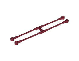 Minifigure, Utensil Stretcher Holder Flexible: {нов тъмно червен}