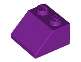 Покривна плочка 2X2/45°: {ярко червеникаво лилав}