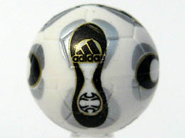 Ball, Sports Soccer with Adidas Official World Cup Ball (Teamgeist) Pattern: {бял}