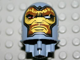 Large Figure Head with Karzon Pattern: {пясъчно син}