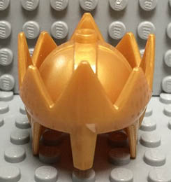 Large Figure Crown, King Mathias: {топло светло-златист}