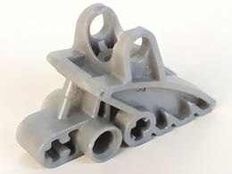 Bionicle Foot with Ball Joint Socket 2 x 3 x 5 : {сребрист}