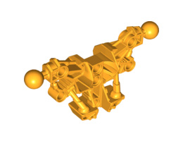 Bionicle Piraka Torso with 2 Ball Joints: {огнено жълто-оранжев}