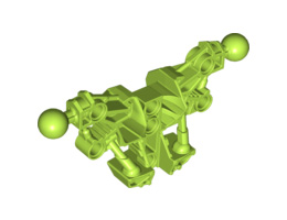 Bionicle Piraka Torso with 2 Ball Joints: {ярко жълто-зелен}