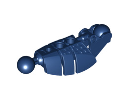 Bionicle Piraka Leg Lower Section with 2 Ball Joints: {земно син}