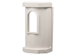 Belville Wall, Tower with Window: {бял}