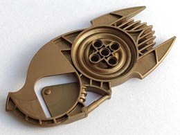 Bionicle Rhotuka Shield : {метално пясъчно-жълт}