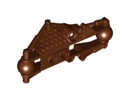 Bionicle Piraka Arm Section with 2 Ball Joints: {червеникаво-кафяв}