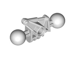 Bionicle Toa Metru Arm Lower Section with 2 Ball Joints: {светло каменно сив}