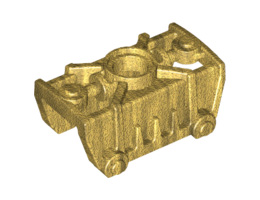 Черупка 2X3X1.5 с отвор Ø4.85: {топло златист}
