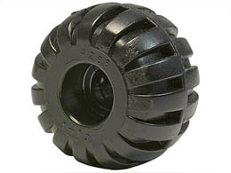 Wheel Full Rubber Balloon with Axle Hole: {черен}