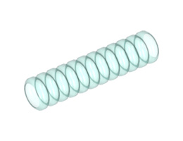 Hose, Ribbed 7mm D. 4L: {прозрачно светло син}