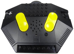 Electric, Train 9V RC Train Remote Control, Dark Bluish Gray Bottom, Yellow Buttons: {черен}