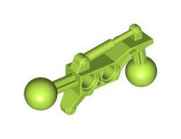Technic, Ball Joint 2 x 7 with 2 Ball Joints : {ярко жълто-зелен}