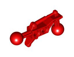 Technic, Ball Joint 2 x 7 with 2 Ball Joints: {ярко червен}