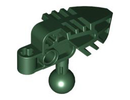 Bionicle Head Connector Block (Vahki): {земно зелен}