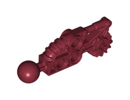 Bionicle Toa Hordika Arm Lower Section with Ball Joint: {нов тъмно червен}