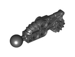 Bionicle Toa Hordika Arm Lower Section with Ball Joint: {черен}