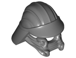 Minifigure, Headgear Helmet SW Skiff Guard: {тъмно каменно сив}