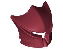 Minifigure, Visor Fanciful for Vladek: {нов тъмно червен}