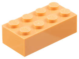 Тухличка 2X4 : {нуга}