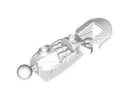 Bionicle Toa Inika Leg Lower Section: {бял}