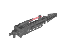 Bionicle Weapon Inika Light-up Laser Drill (8729) with Bar: {тъмно каменно сив}
